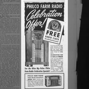 Philco Farm Radio